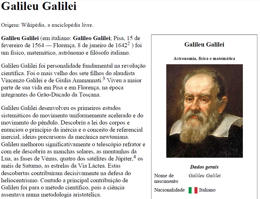 Galileu Galilei Content ClassConnect Galileu Galilei Content ClassConnect