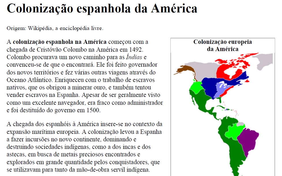 Colonização espanhola da América Content ClassConnect Colonização espanhola da América Content ClassConnect