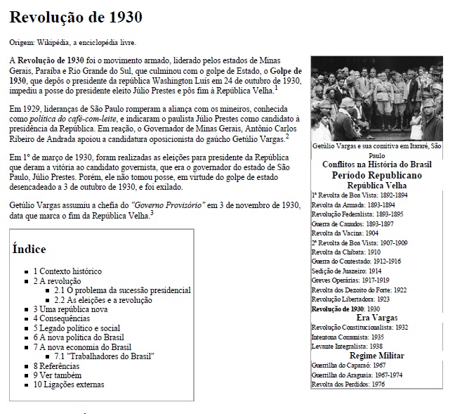 Explique O Que Foi A Revolução De 1930