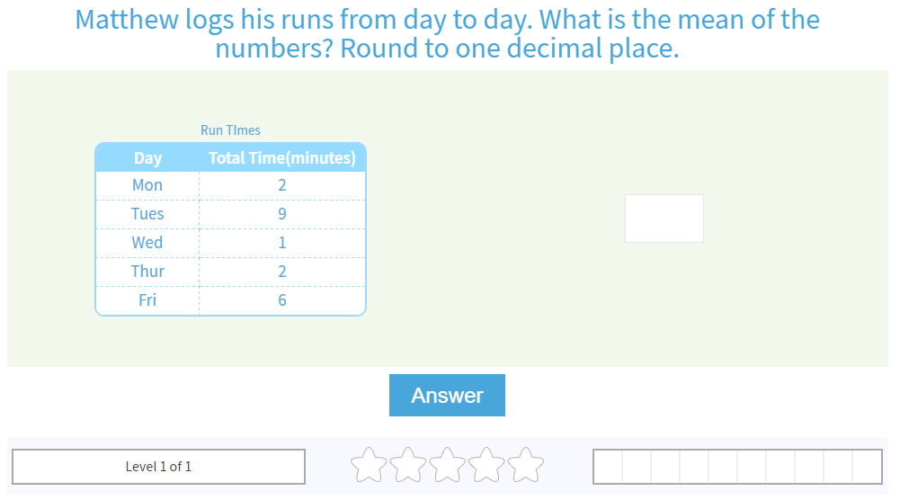 Find the Mean from Tables Content ClassConnect