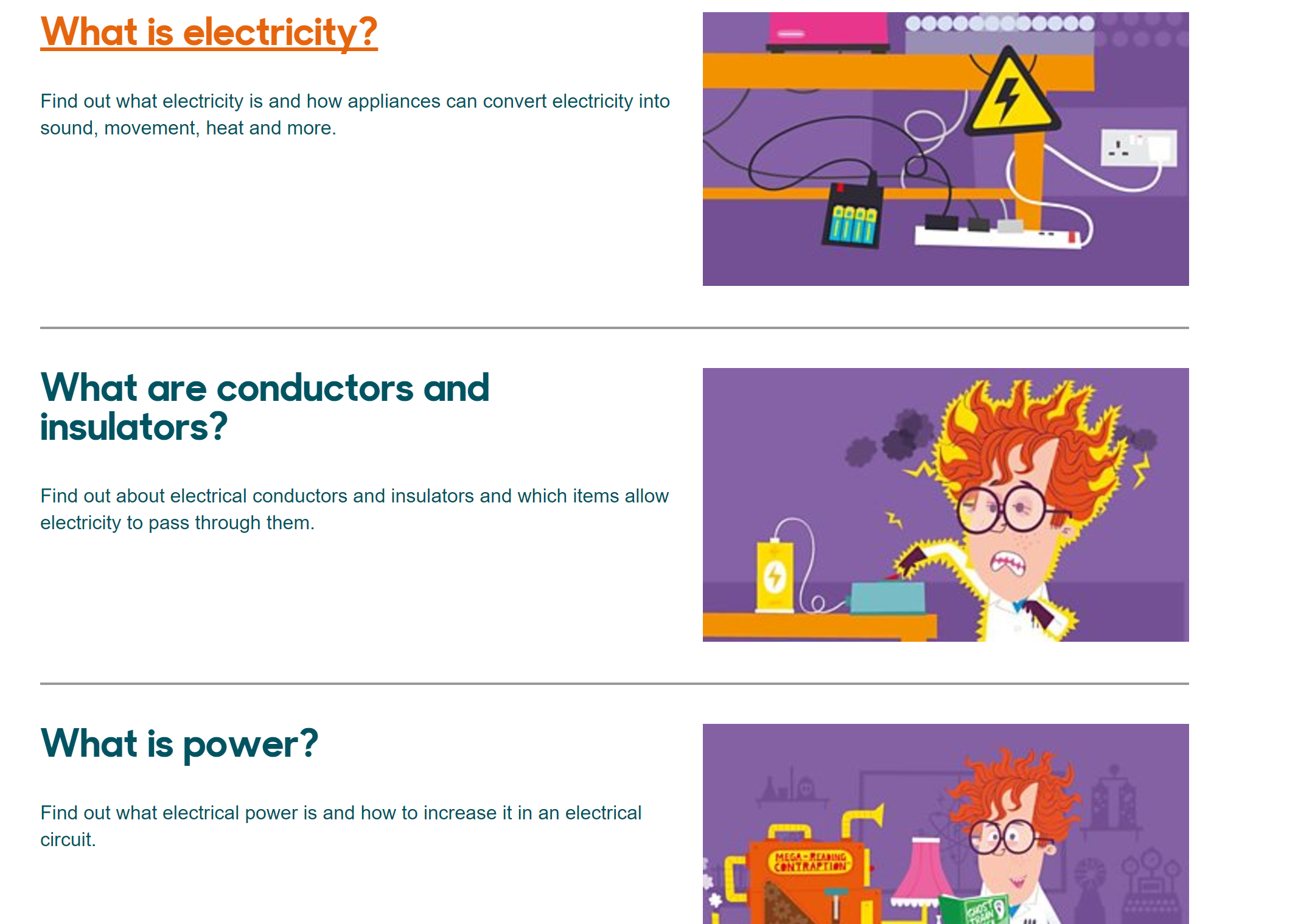Electricity Conductors and Circuits Content ClassConnect